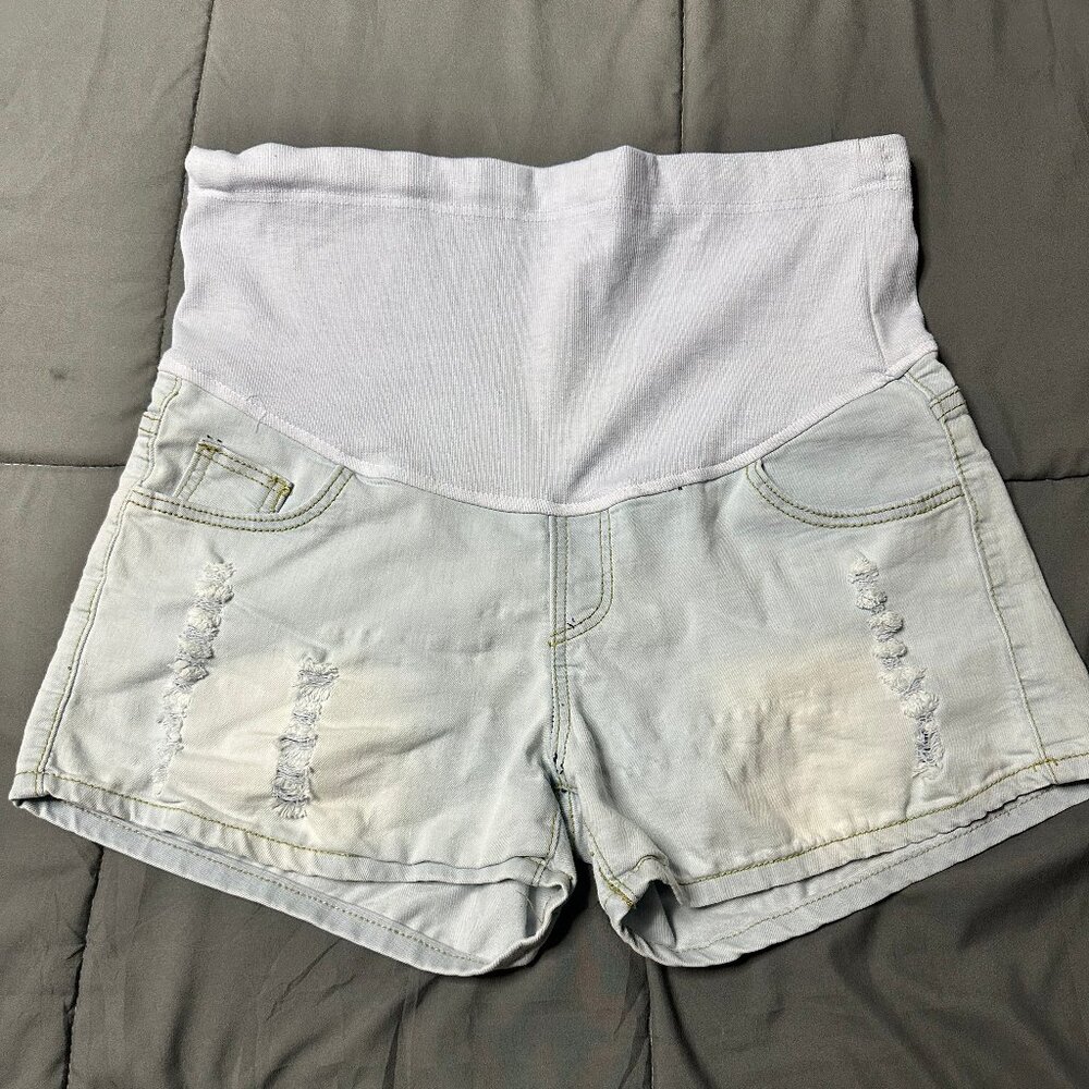 Women's Maternity Jean Shorts